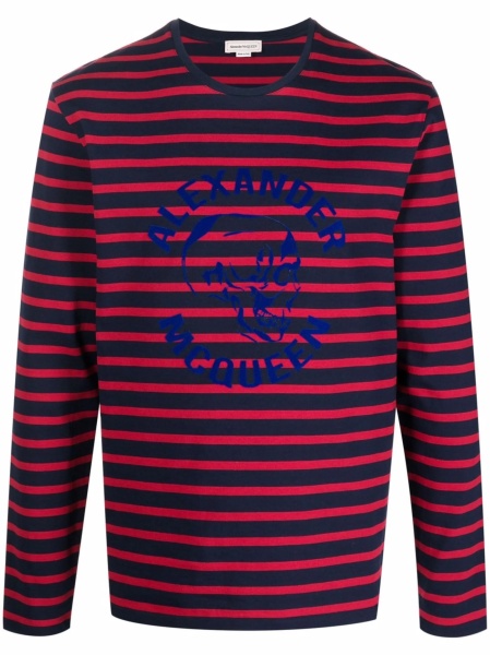 Tricou Alexander McQueen albastru