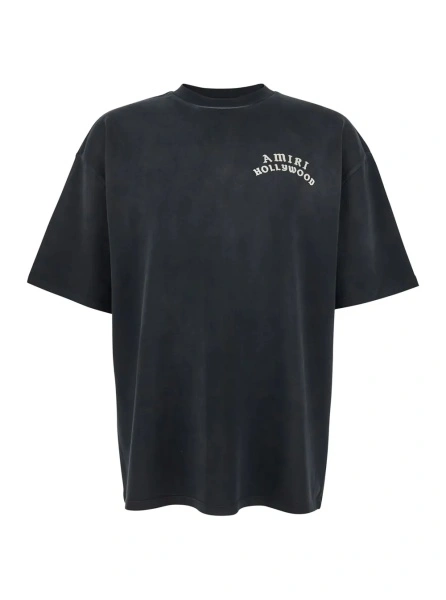 Tricou AMIRI negru din bumbac