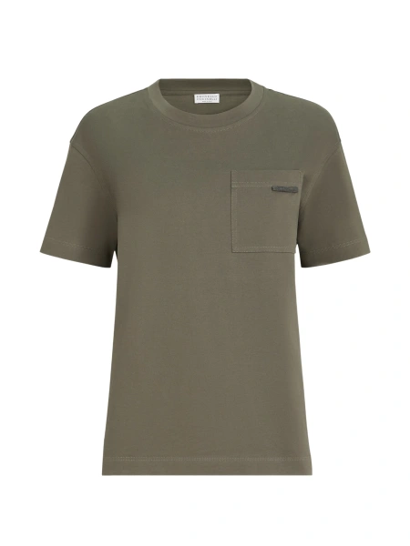 Tricou Brunello Cucinelli verde