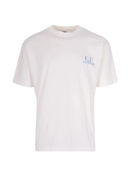 Tricou C.P. Company alb