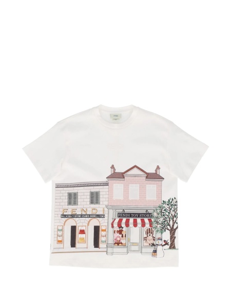Tricou Fendi alb