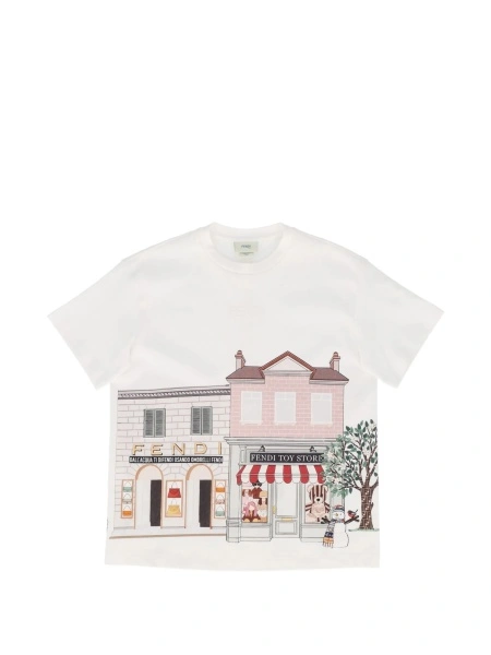 Tricou Fendi alb