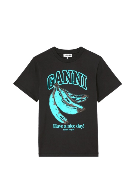 Tricou Ganni gri