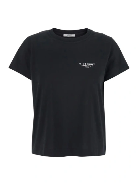 Tricou Givenchy negru din bumbac