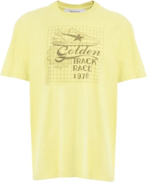 Tricou Golden Goose galben