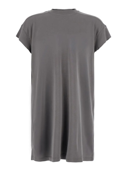 Tricou 'Jumbo' Grey T-shirt with ribbed crew neck and Dropped shoulders in cotton for men