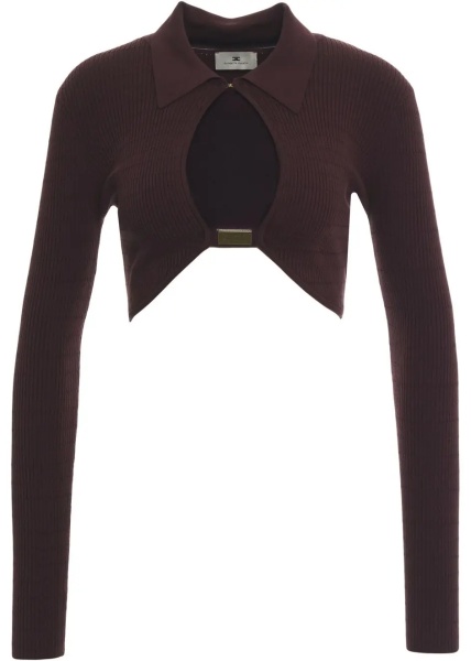 Tricou Knit top with logo details