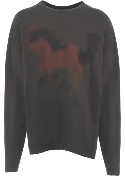 Tricou Longsleeve 'Horse'