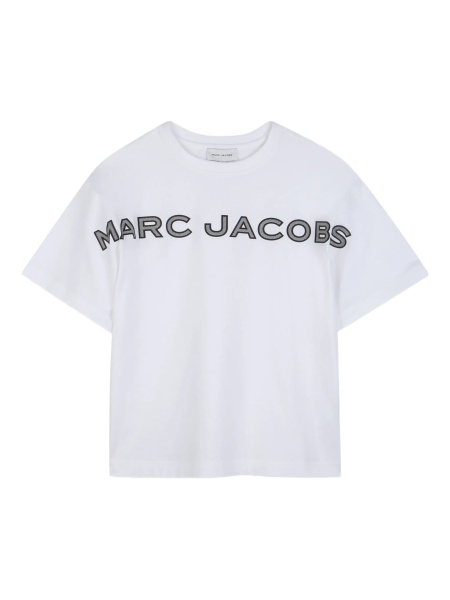 Tricou Marc Jacobs alb din bumbac organic