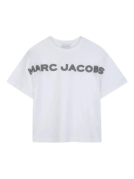 Tricou Marc Jacobs alb din bumbac organic