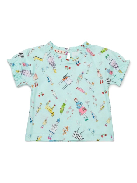 Tricou Marni albastru