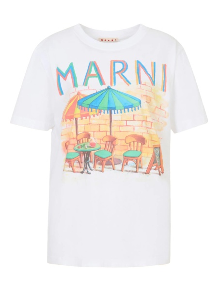 Tricou Marni alb