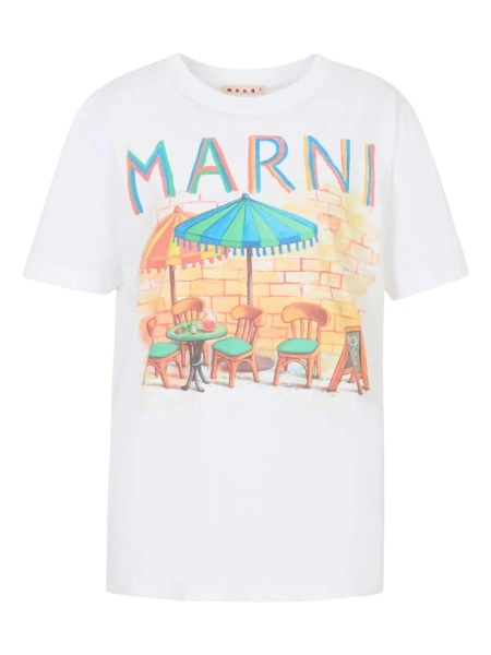 Tricou Marni alb