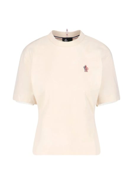 Tricou Moncler Grenoble alb