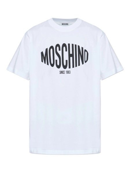 Tricou Moschino alb din bumbac