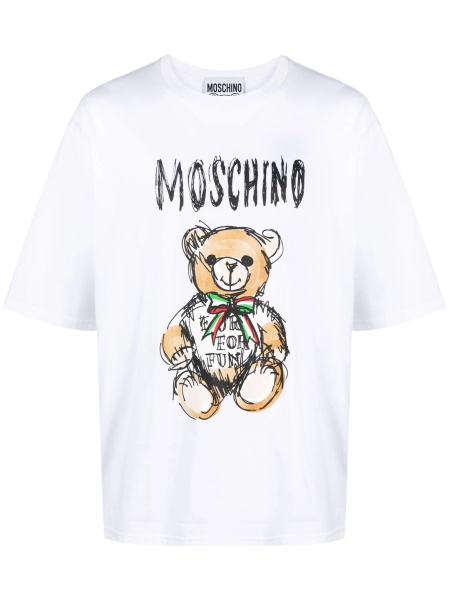Tricou Moschino alb