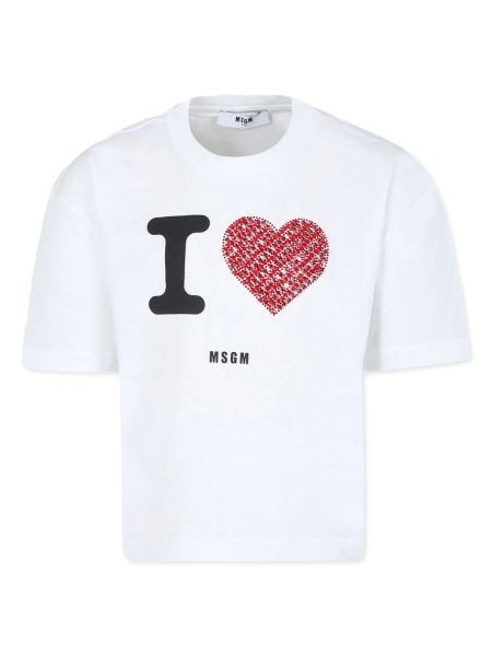 Tricou MSGM alb