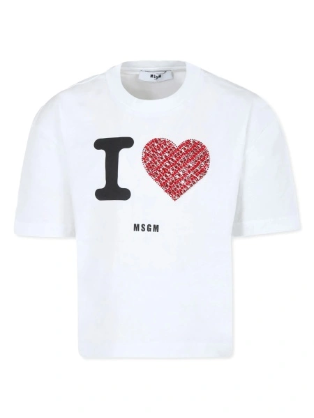 Tricou MSGM alb