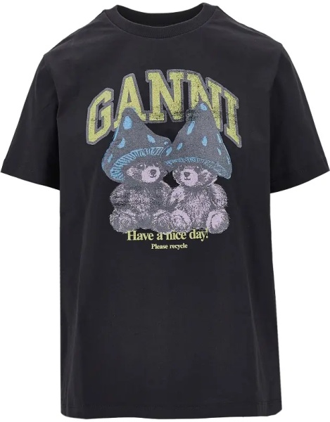 Tricou 'Mushroom Teddy' print T-shirt