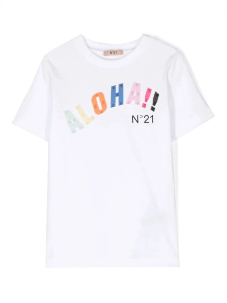 Tricou N°21 alb