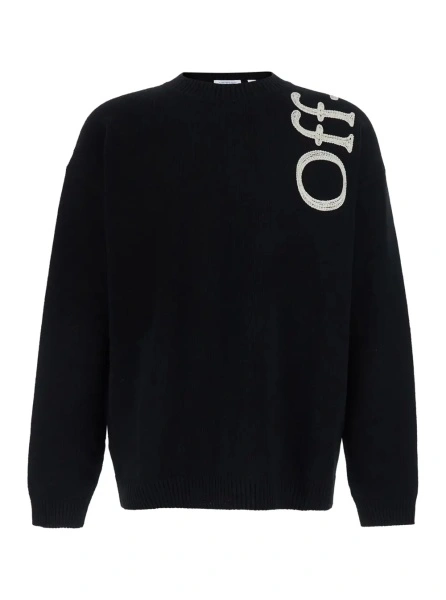 Tricou Off-White negru din bumbac