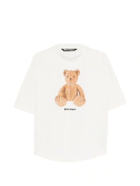 Tricou Palm Angels Bear alb
