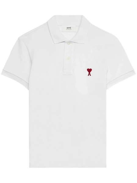 Tricou Polo AMI Paris ami de coeur alb