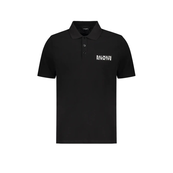 Tricou Polo Balmain cotton polo shirt