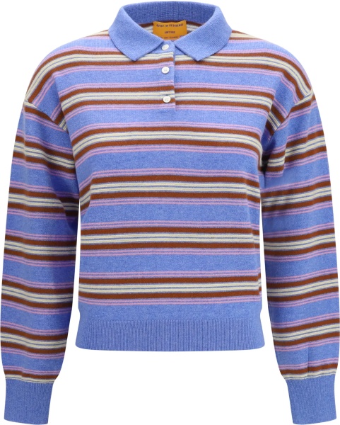 Tricou Polo College striped Polo Sweater