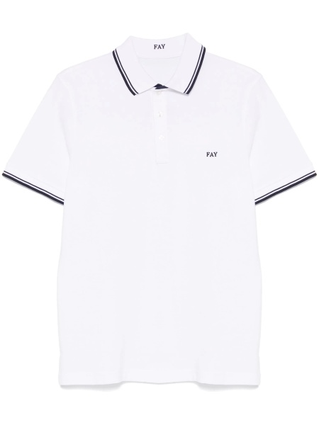 Tricou Polo Fay alb