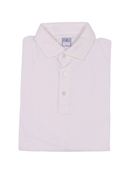 Tricou Polo Fedeli alb