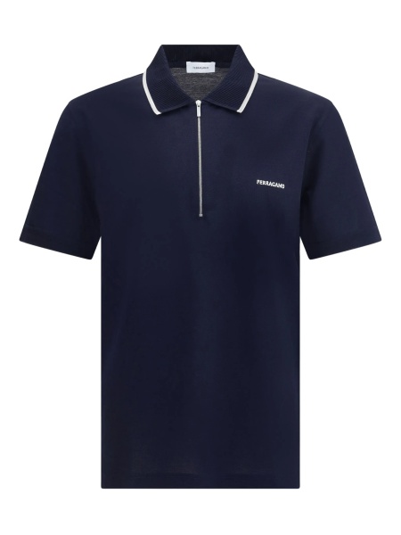 Tricou Polo Ferragamo albastru