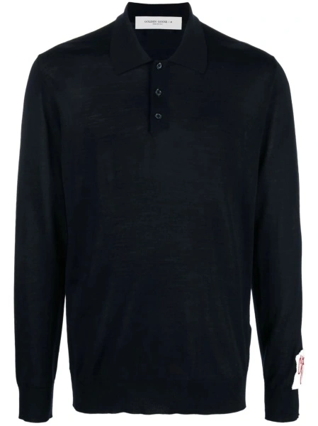 Tricou Polo Golden Goose albastru
