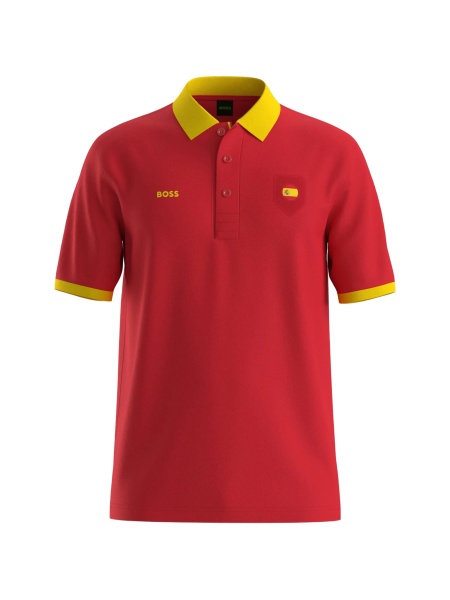 Tricou Polo Hugo Boss rosu
