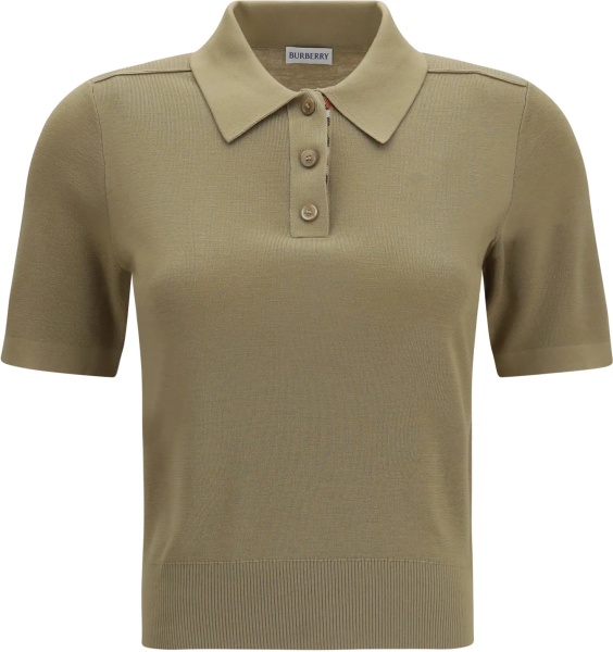 Tricou Polo Knit Polo with Check trim
