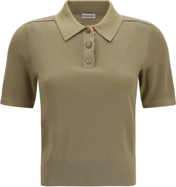 Tricou Polo Knit Polo with Check trim