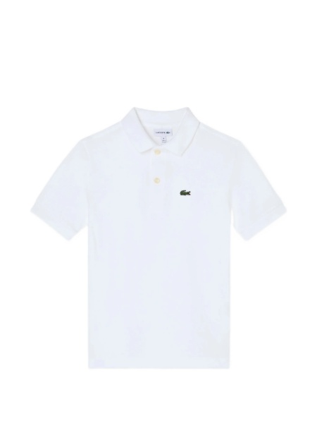 Tricou Polo Lacoste Kids alb
