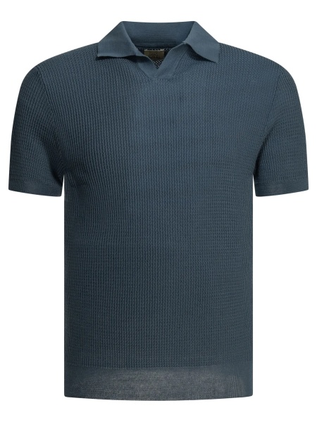 Tricou Polo "Mercedes 300" buttonless polo shirt