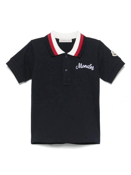 Tricou Polo Moncler albastru