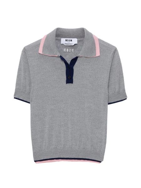 Tricou Polo MSGM gri