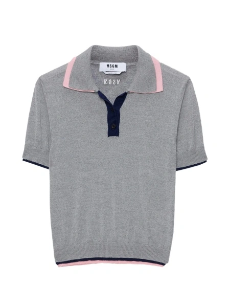 Tricou Polo MSGM gri