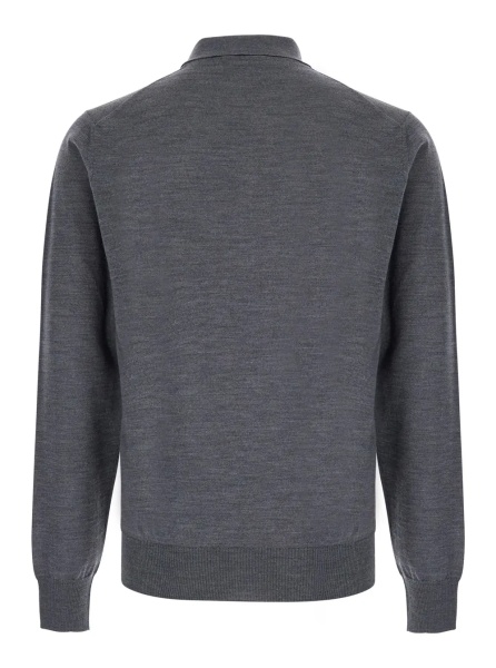 Tricou Polo POLO COLLAR with patch and logos in Gray for men