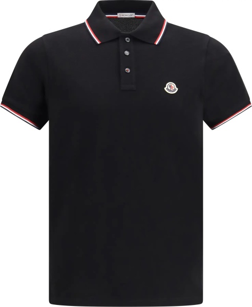Tricou Polo Polo Shirt in cotton piqué with tricolour details