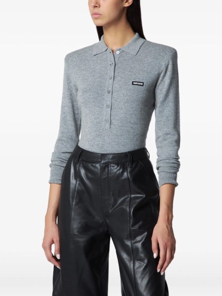 Tricou Polo ROTATE Birger Christensen gri