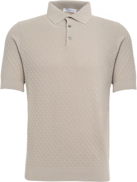 Tricou Polo Textured knit polo shirt
