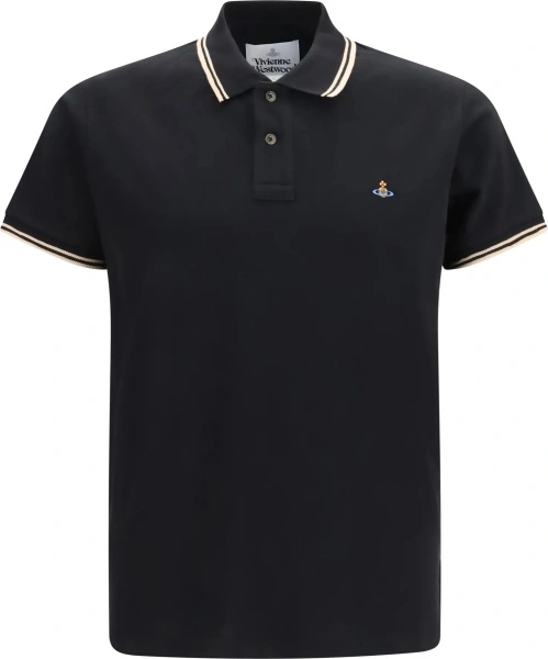 Tricou polo Vivienne Westwood negru