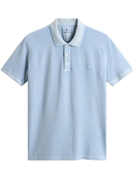 Tricou Polo Woolrich albastru