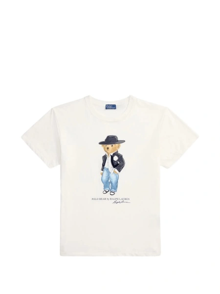 Tricou Ralph Lauren POLO BEAR alb