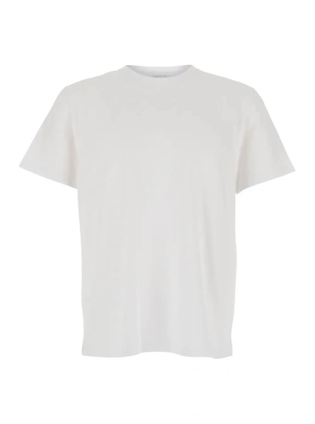 Tricou Saint Laurent alb din bumbac