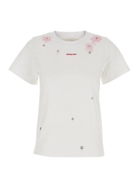 Tricou SHUSHU/TONG alb din bumbac